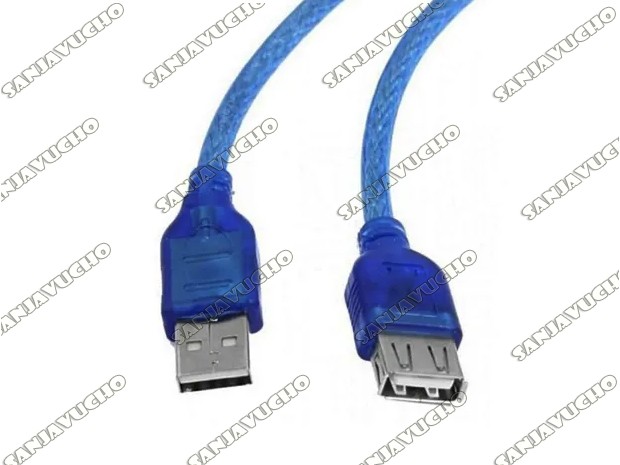 &u+  CABLE ALARGUE USB MACHO A HEMBRA 1.5 MTS (3127)